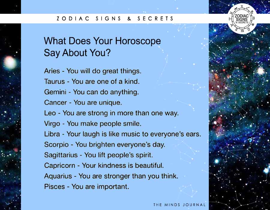 What Does Your Horoscope Say About You