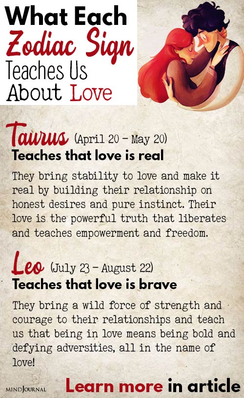 What Each Zodiac Sign Teaches Us About Love detail pin