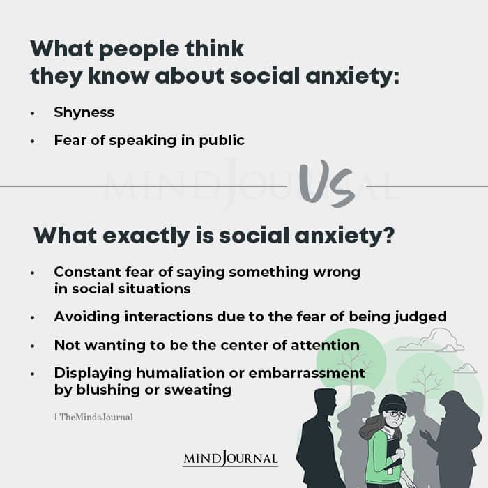 Types of anxiety disorders - Social Anxiety