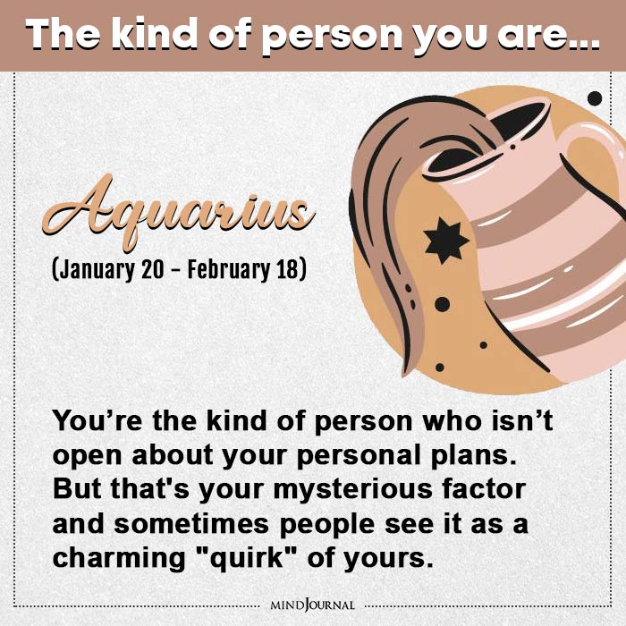 What Kind Of Person Are You Aquarius