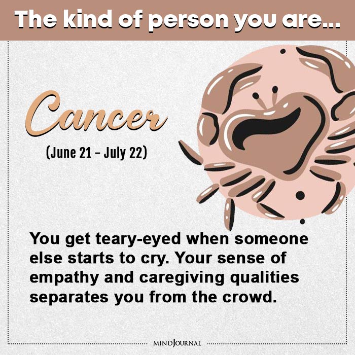 What Kind Of Person Are You Cancer