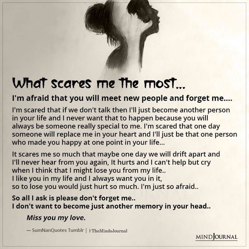 What Scares Me The Most