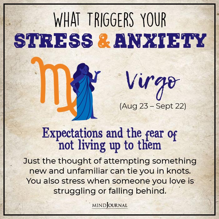 What Triggers Your Stress and Anxiety virgo