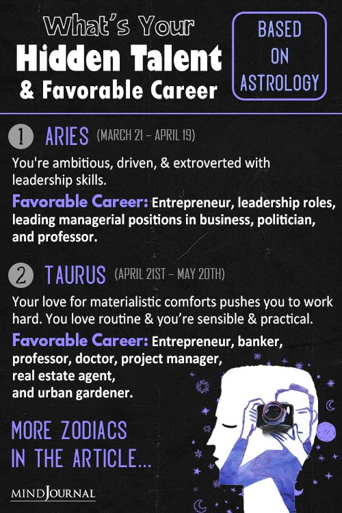hidden talents of zodiac signs
