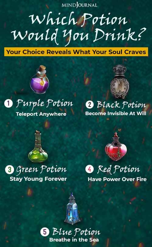 Which Potion Would You Drink Your Choice Reveals What Your Soul Craves pin