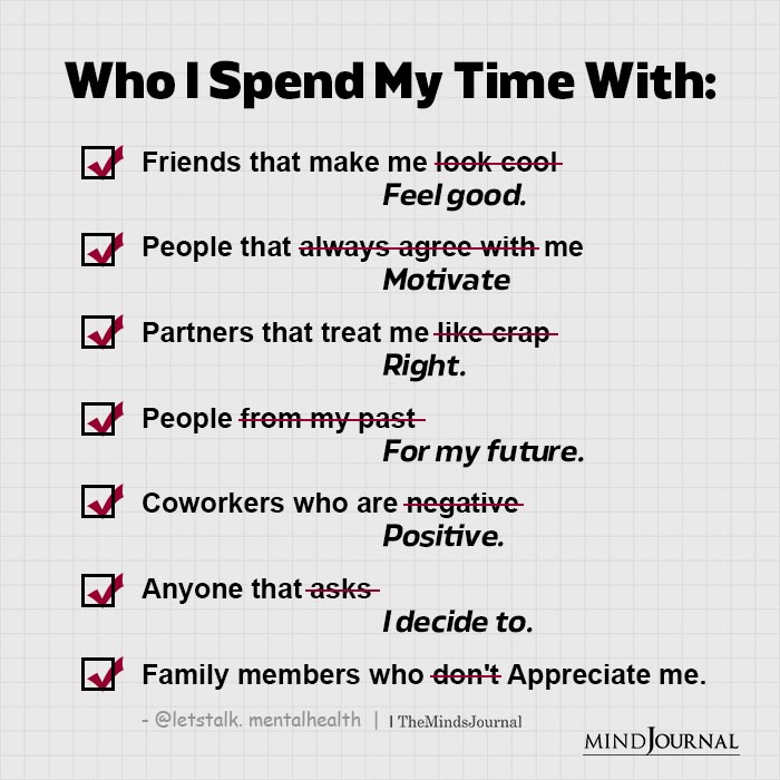 Who I Spend My Time With