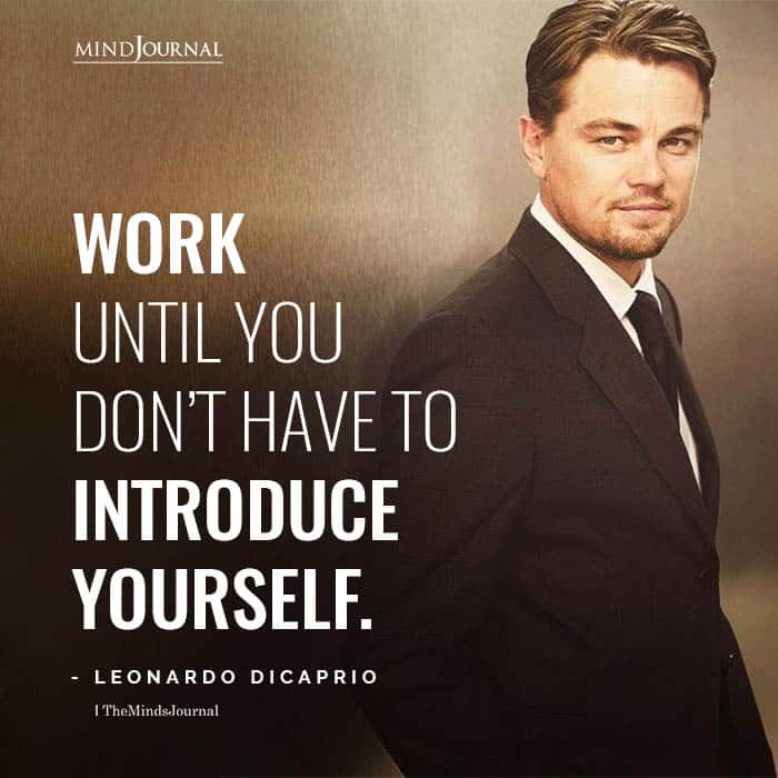 Leonardo DiCaprio Quotes
