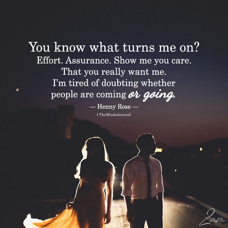 You Know What Turns Me On