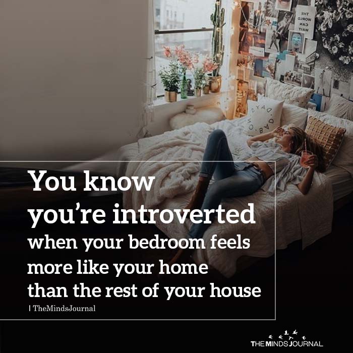 introverts love their bedroom