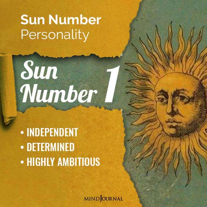 Sun Number In Numerology