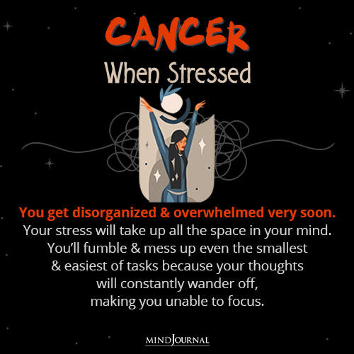 You get disorganized and overwhelmed