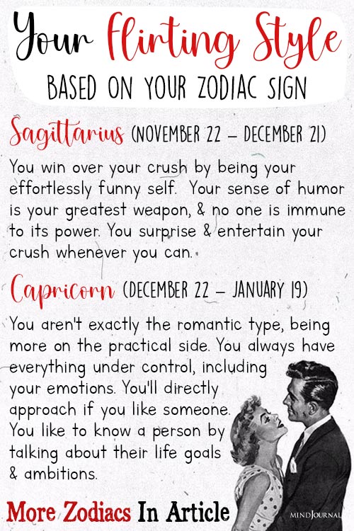 Your Flirting Style Based On Your Zodiac Sign pindp