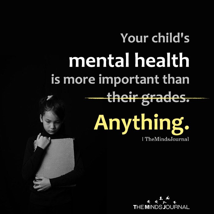 Your child’s mental health is more important