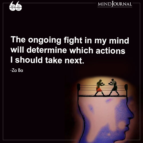 Za Ba fight in my mind take next