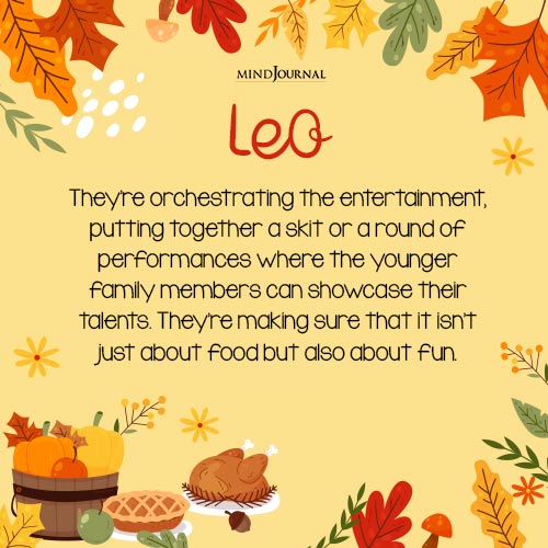 zodiac signs at Thanksgiving