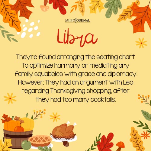 zodiac signs at Thanksgiving