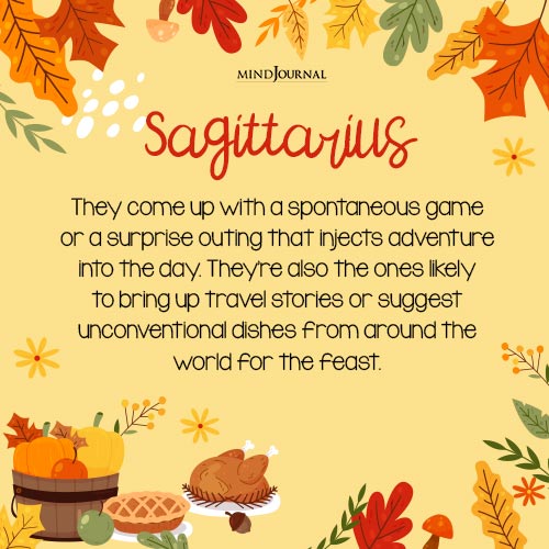 zodiac signs at Thanksgiving