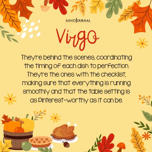 zodiac signs at Thanksgiving