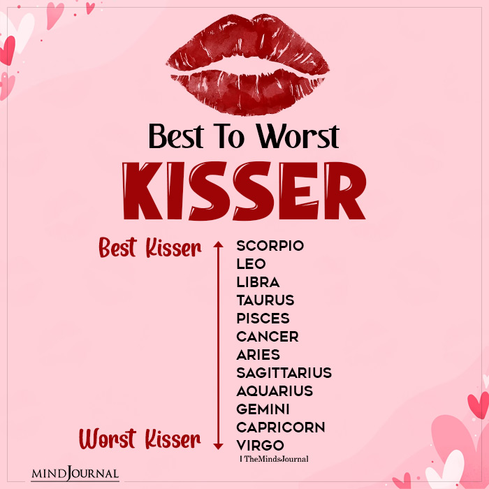 Zodiac Signs Ranked From Best To Worst Kisser