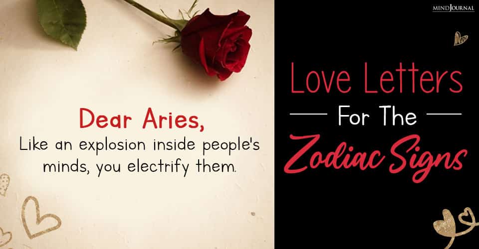 Love Letter For Each Zodiac Sign