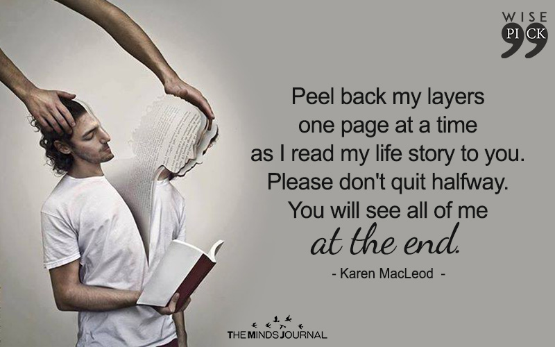 Peel Back My Layers One Page At A Time