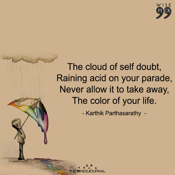 The Cloud Of Self Doubt