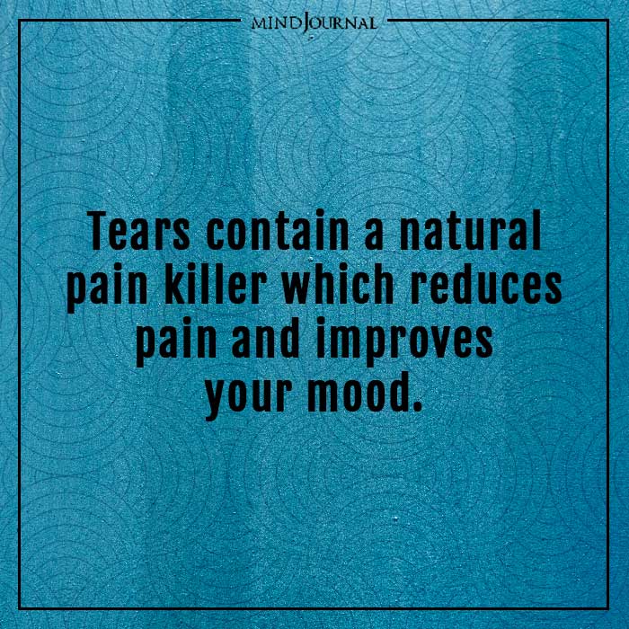 amazing psychological facts tears natural pain killer