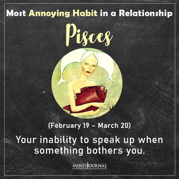 annoying habit pisces