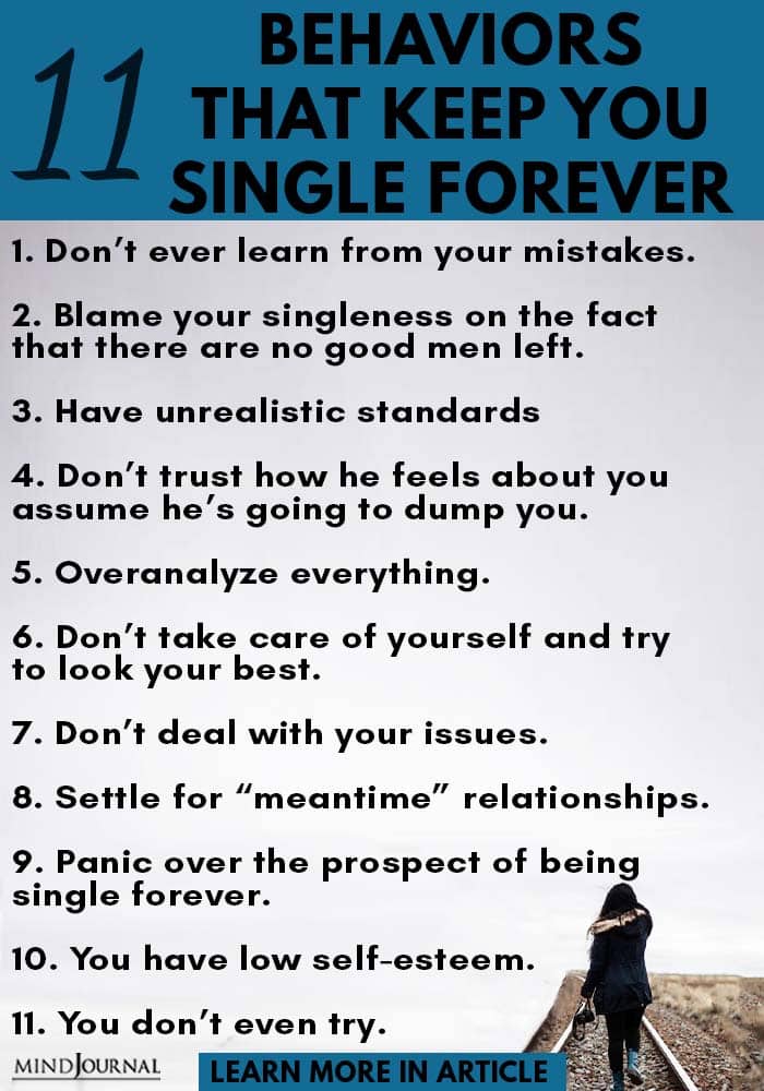 behavior keep single forever infographic