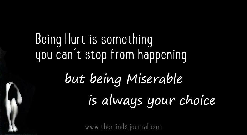 Being Hurt Is Something you Can’t Stop From Happening