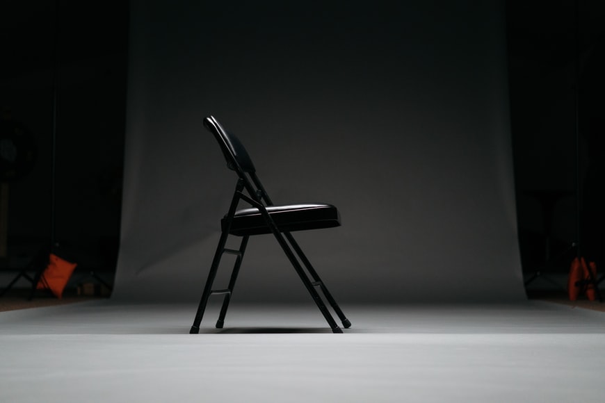 black chair