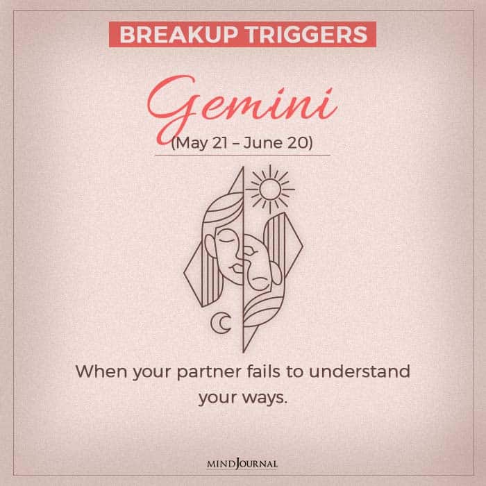 breakup gemini