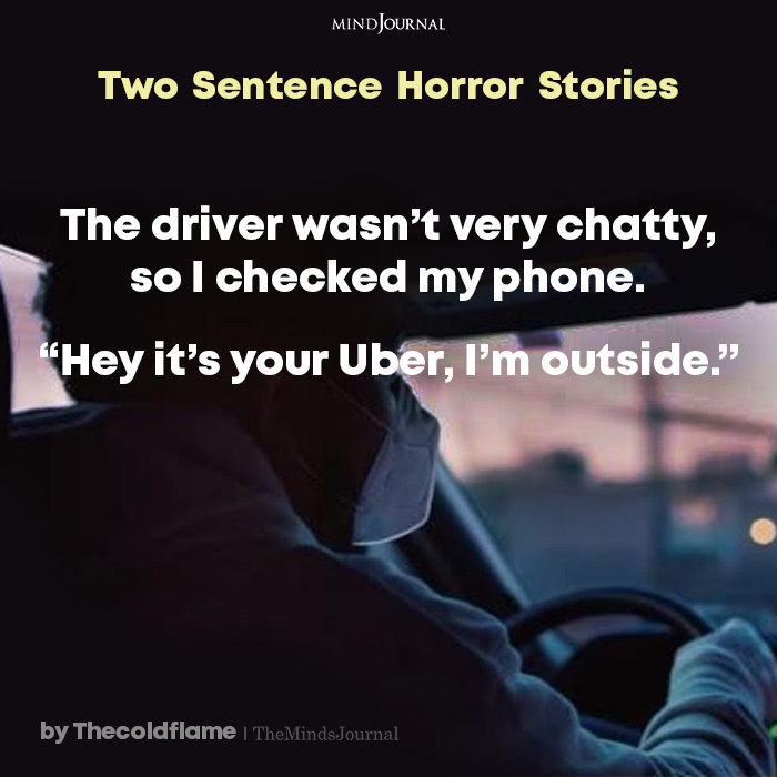 Scariest Two Sentence Horror Stories