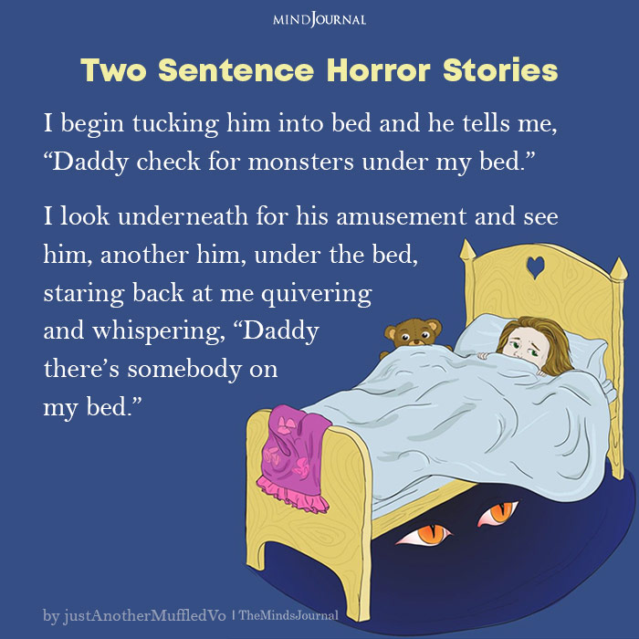 two sentence horror stories