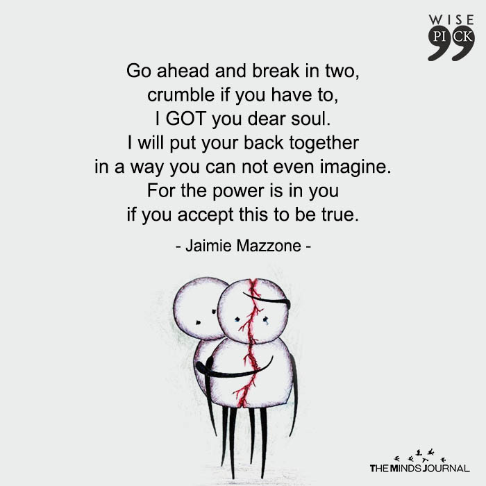 I May Not Be Able To Take Away The Pain