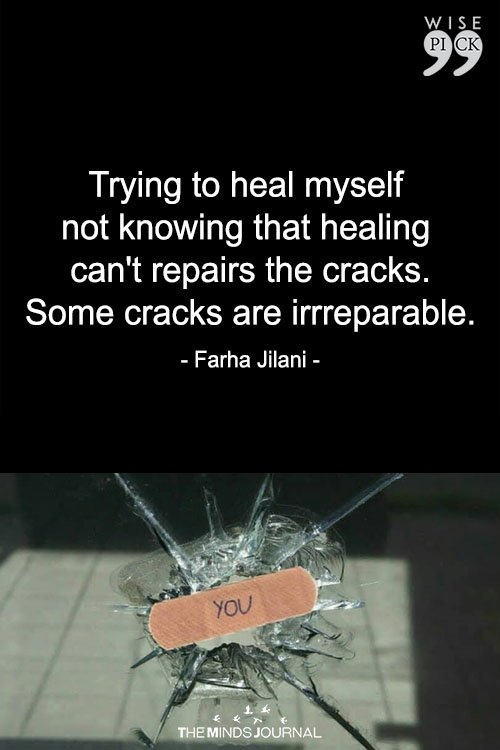 Patching The Hurts That Never Heal