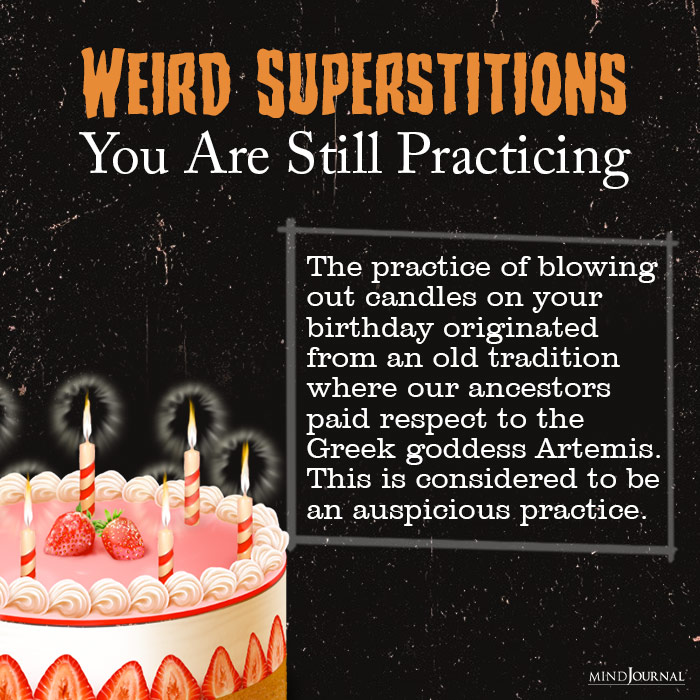 weird superstitions