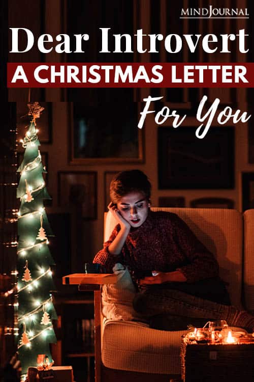 dear introvert chritmas letter pin