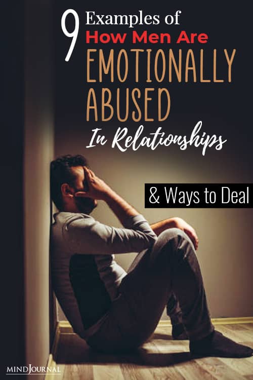 examples of how men are emotionally abused in relationships and ways to deal pin