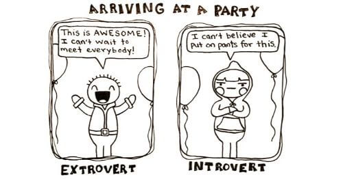 introvert vs extrovert