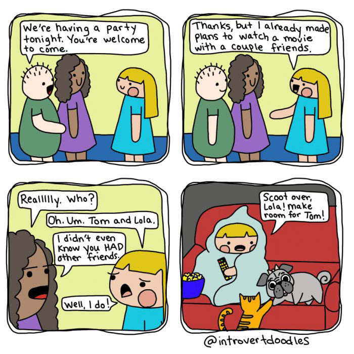 introvert comics