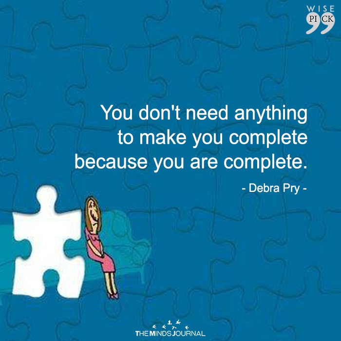 The Puzzle Of Life Is Never Complete