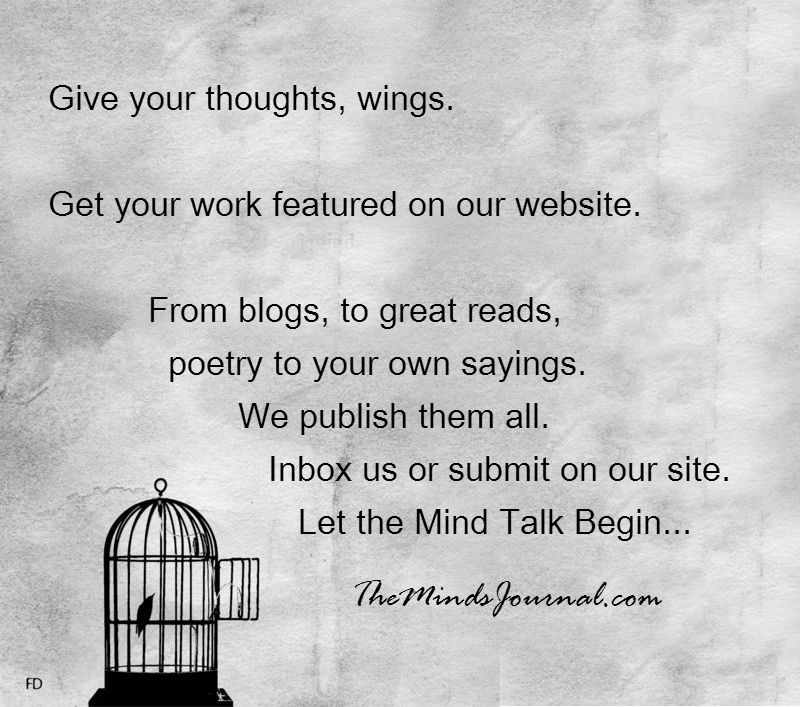 Give your thoughts wings..