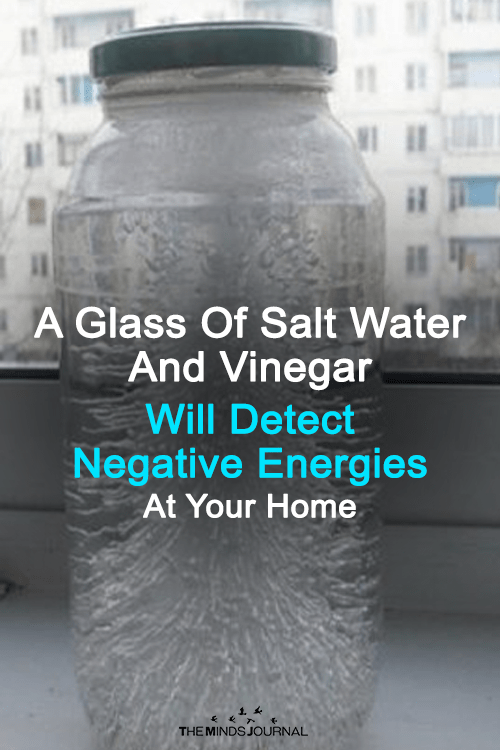 Salt Water And Vinegar Detect Negative Energies