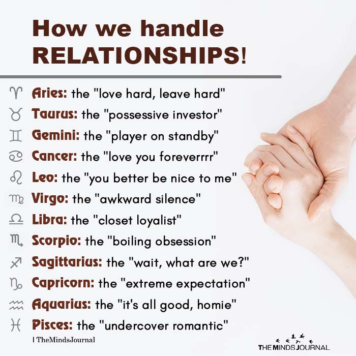 How The Zodiac Signs Handle Relationships