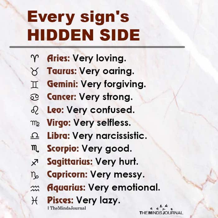 Every Sign’s Hidden Side