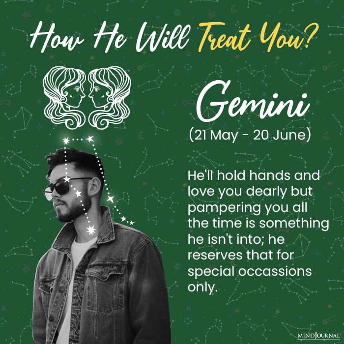 how a man will treat you gem