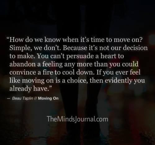 How Do You Know If It’s Time To Move On?