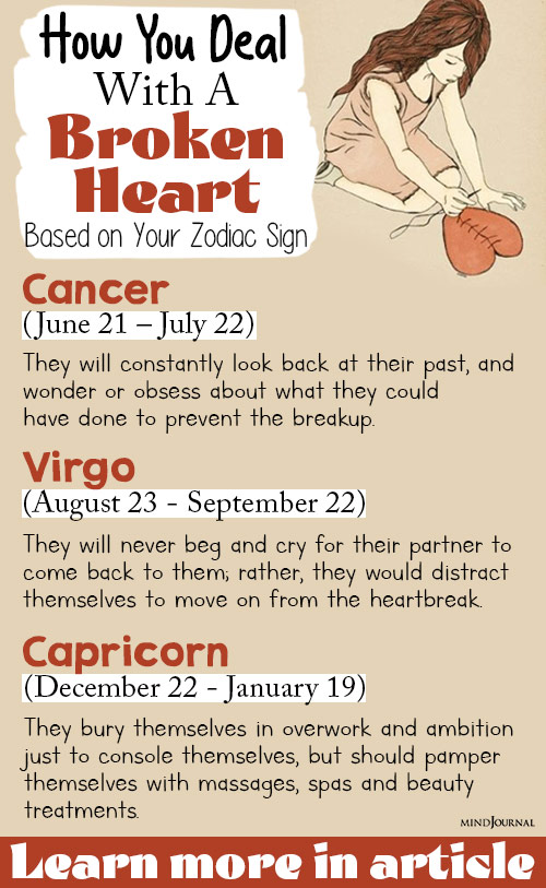 zodiacs deal with a broken heart