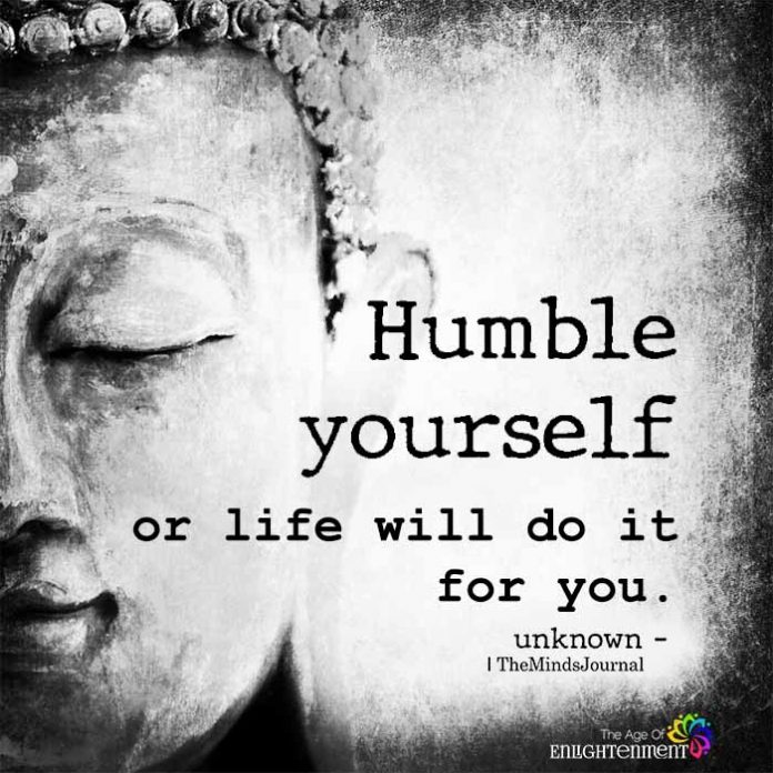 humble yourself